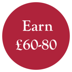 Earn £60-£80 Earn £60-£80